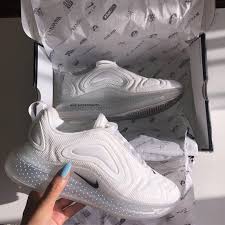 Nike Air Max 720 Unite Totale White Shoes Nike Air Shoes Custom Nike Shoes Sneakers