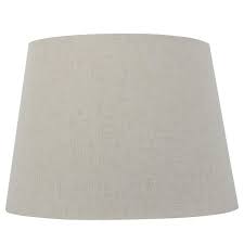 Hampton Bay Mix And Match 14 In Dia X 10 In H Oatmeal Round Table Lamp Shade Ds17999 In 2020 Table Lamp Shades Table Lamp Table Lamp Base