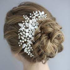 Sweet Pearl Exquisite Crystal Handmade Hair Comb Leaves Bride Flower Wedding Hair Accessories Only 18 99 Bygoods Com Flower Hair Accessories Wedding Handmade Hair Comb Bride Hair Accessories