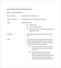 We make coming together effortless and more memorable for personal and professional events. 10 Party Agenda Templates Free Downloadable Samples Examples And Formats Free Premium Templates