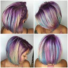 Unicorn Hair Unicorn Hair Color Bright Hair Short Hair Color