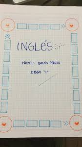 Caratula Sencilla Para Ingles Bullet Journal Journal Notebook Esta es una manera facil de hacer titulos bonitos para tus cuadernos. caratula sencilla para ingles bullet
