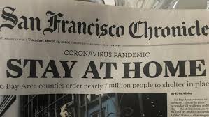 Newspaper headlines coronavirus care homes catastrophe and stick with lockdown bbc news from ichef.bbci.co.uk. California Coronavirus Three Weeks Into Lockdown San Francisco S New Normal Is Very Abnormal Cnn