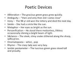 Poetic Devices Examples Poetic Devices Learn English Words Literary Devices