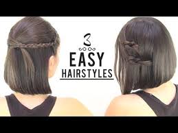 This cool cut removes weight while adding texture. Easy Hairstyles For Short Hair Youtube