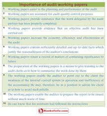 11 Importance Of Audit Working Papers Audit Change Management Disruptive Technology