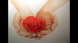 Check spelling or type a new query. Hands Holding A Rose Speed Drawing Youtube