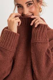Brown Fuzzy Sweater