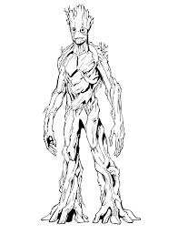 Groot is a fictional character appearing in american comic books published by marvel comics. Coloring Pages Coloring Pages Groot Printable For Kids Adults Free