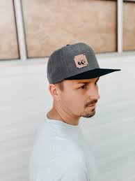 Family Set Emma >2 Heather Dark Grey-black< Gift Birth Caps, Partner Caps,  Father's Day Gift, Pregnancy