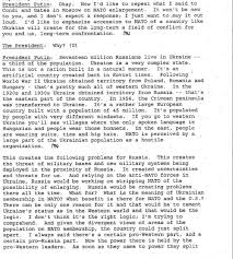 What Vladimir Putin told George Bush ...