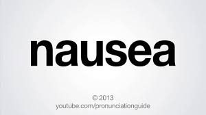 Nausea spelling and the sound of letter pronunciations. How To Pronounce Nausea Youtube
