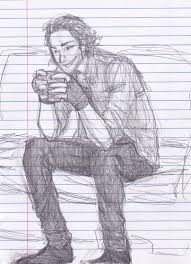 Almost Cried When I Saw This Mitchell Is My Favorite Character On Being Human And Just To See Burdge Draw Him B Character Design Bug Art Character Inspiration