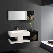 Countertop wash basin without overflow dia. Modern Artificial Stone Bathroom Counter Top Wash Basin Cabinets From China Stonecontact Com