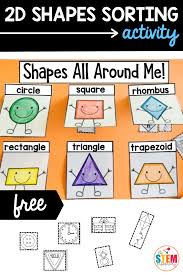 2d shapes sorting activity the stem laboratory