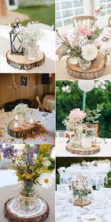 Rustic Chic Wedding Centerpieces With Tree Stumps Shabby Chic Wedding Decor Rustic Wedding Centerpieces Vintage Shabby Chic Wedding