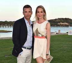 The couple looks like they're in love. Andriy Shevchenko Football Has Saved My Life Stil Jete