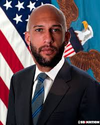 Someone made Tim Howard the U.S. Secretary of Defense