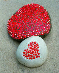 Garten Haus Dekoration Bemaltes Stein Herz Wunderschones Geschenk 5 50 Wunderschone Geschenke Steine Bemalen Mandala Steine