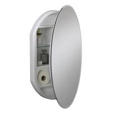 A lighted medicine cabinet is a great choice for enhancing illumination, with led or standard bulb lighting options. Recessed Oval Medicine Cabinet Ideas On Foter