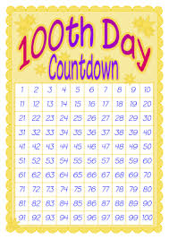 Classroom Treasures 100th Day Posters 100th Day School Countdown 100 Days Of School