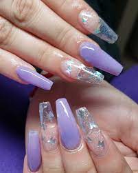 Dark purple shades $ 20.00 58 Gorgeous Purple Nail Ideas And Designs To Inspire You Purple Acrylic Nails Light Purple Nails Purple Nail Designs