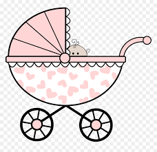 Baby Rattle Coloring Pages Png Download Baby Stroller Clipart Transparent Png Vhv