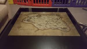 Allmodern offers a collection of coffee tables with modern design and unique combination of materials making them trendy and a perfect addition to your shop allmodern for modern and contemporary coffee tables to match your style and budget. Ikea Boksel Coffee Table Works Great As A Skyrim Map Display Skyrim