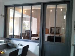 Cloison Verriere Porte Coulissante Sur Mesure Amenagement Salle De Bain Porte Coulissante Interieur Salle De Bain
