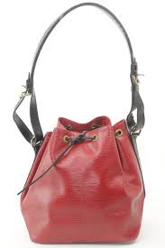 The louis vuitton fashion house dates back to 1854, and it is one of the leading brands in luxury leather goods. Louis Vuitton Bicolor Red Black Epi Petit Noe Drawstring Bucket Hobo 1 Bagriculture