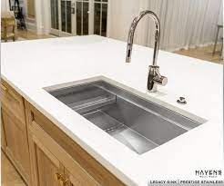 If you're considering custom kitchen sinks in denver, rock solid custom granite has you covered. Custom Stainless Steel Sinks Usa Handcrafted Havens Luxury Metals
