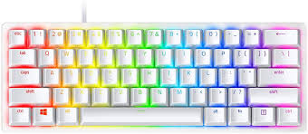 Razer Huntsman Mini 60% Gaming Keyboard: Fast Keyboard Switches - Linear  Optical Switches - Chroma RGB Lighting - PBT Keycaps - Onboard Memory -  Mercury White : Electronics
