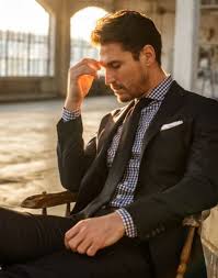 Black And White Check Suit Mens Black Gingham With Black Suit Black Suit Men Black Suit Combinations Mens Black Dress