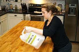 Simply wipe on, allow 5 minutes to penetrate and wipe off the excess. Butcher Block 101 What To Know Before Choosing Butcher Block