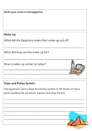 Ancient Egypt Worksheet Ancient Egypt Egypt Hieroglyphics