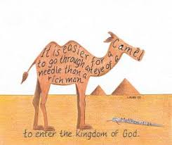 What does the parable about a camel going through a needle's eye mean? 22 The Rich Young Ruler Matthew 19 16 30 Mark 10 17 31 Luke 18 18 30 Ideas Rich Young Ruler Bible Crafts Sunday School Crafts