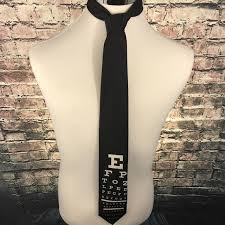 Wild Ties Men S Novelty Eye Chart Necktie