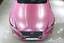 Scratch marks hot pink metal texture truck hood wrap vinyl car graphic decal. Carlike Cl Em 32 Hellrosa Matt Electro Metallic Vinyl Wrap Jaguar Carlike Wrap