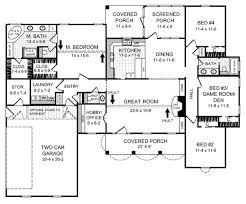 Dec 10, 2019 · even small two bedroom house plans can seem more spacious and luxurious with the addition of a front porch or elevations. Country Style House Plans 2000 Square Foot Home 1 Story 4 Bedroom And 2 Bath 2 Garage Country Style House Plans House Plans One Story Country House Plans