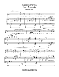 'nessun dorma' is an incredibly emotional aria, that for the passion and precision he poured into it, we have all come to associate with the late tenor luciano pavarotti. Nessun Dorma From Turandot Andrea Bocelli Noten Cascha Com