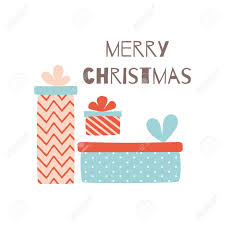 You and your partner can break this little guy open together—talk about a fun reception idea. Merry Christmas Greeting Card With Gift Box Hand Drawn Christmas Design Element Make In Cute Cartoon Style Presents From Santa With Text Isolated In White Royalty Free Cliparts Vectors And Stock Illustration