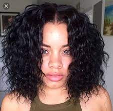 Wavy Crinkle Bob Messy Bob Hairstyles Curly Weave Hairstyles Trendy Bob Hairstyles