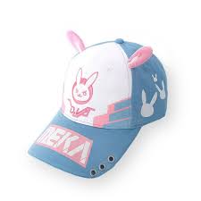 Dva Overwatch Rabbit Ear Baseball Cap Womens Baseball Cap Fashion Cap Cute Caps