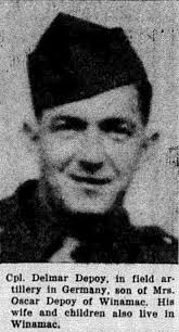 The Depoy Brothers and Cousins** Three sons and three grandsons of  Oscar&Della were in service. Oscar Arl & Della Florence Rinebarger Depoy  ------1900 Raymond Elmer ------------1923 **Richard Burrel **------1904  Thomas Roscoe ------------1926 **