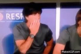 Browse latest funny, amazing,cool, lol, cute,reaction gifs and animated pictures! Germany Manager Joachim Low Puts His Hands Down His Pants Then Smells His Hands Euro 2016 On Make A Gif