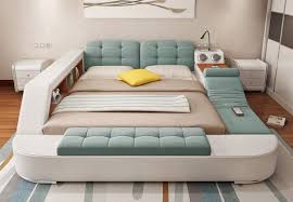 This Cool Bed Is The Ultimate Piece Of Multifunctional Furniture Bed Design Bed Designs With Storage Cool Beds