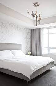 Maybe you would like to learn more about one of these? Gray Velvet Curtains Contemporary Bedroom Palmerston Design Silver Bedroom Bedroom Interior Bedroom Wallpaper Accent Wall