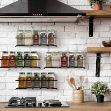 Maybe you would like to learn more about one of these? Prep Savour Space Saving Spice Rack Organizer For Cabinets Or Wall Mounts Easy To Install Set Of 4 Hanging Racks Perfect Seasoning Organizer For Your Kitchen Cabinet Cupboard Or
