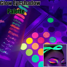 Maybe you would like to learn more about one of these? Buy Aurora Glow Eyeshadow Palette Stage Clubbing Neon Makeup Kit In Blacklight Uv Glow In The Dark Fluorescent Eye Shadows At Affordable Prices Free Shipping Real Reviews With Photos Joom