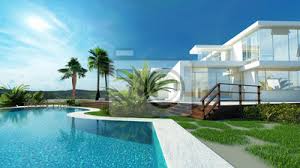 Company number 12728517 vat number 353084018 Luxus Haus Mit Einem Tropischen Garten Und Pool Fototapete Fototapeten Appartment Weiss Getunchten Eckig Myloview De